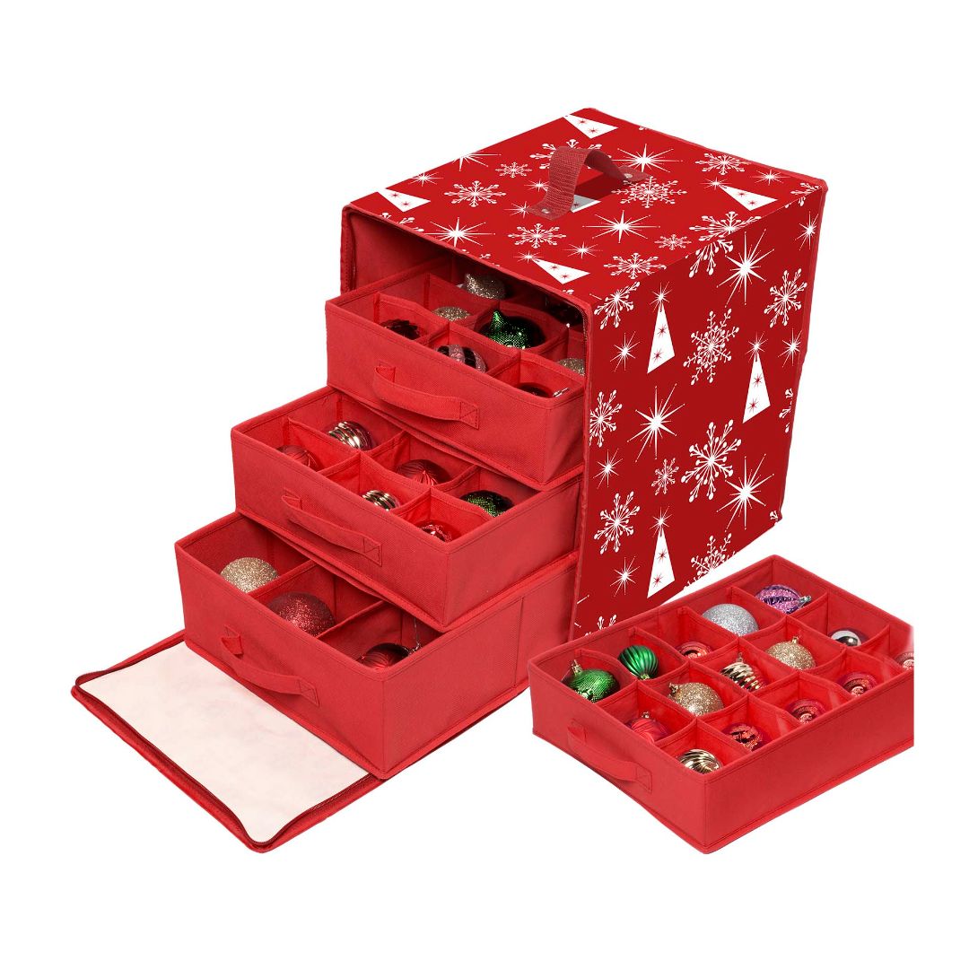 Ornament Organizer - Holiday Storage Box