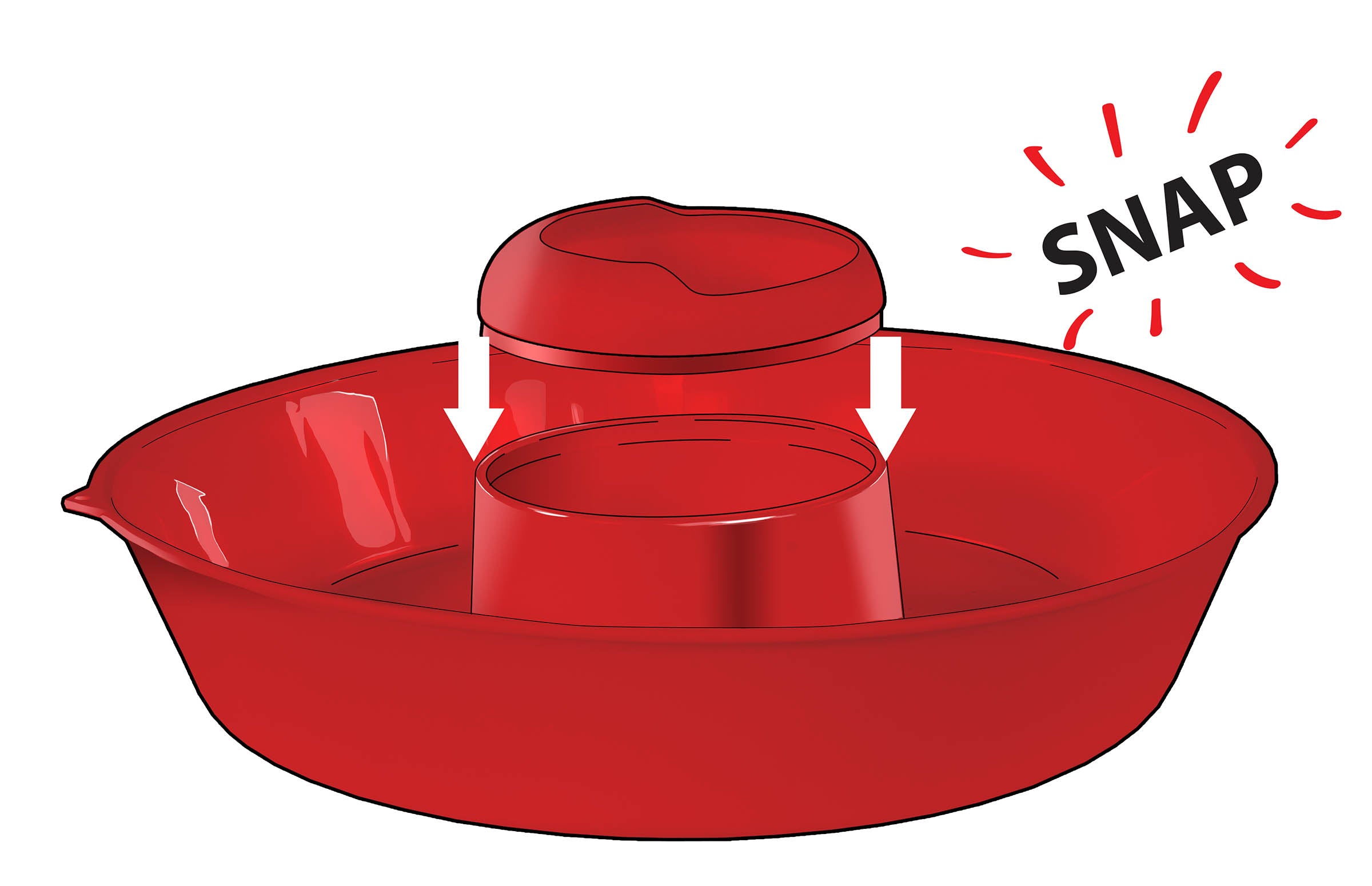 Less Mess Platter - Drip-Free