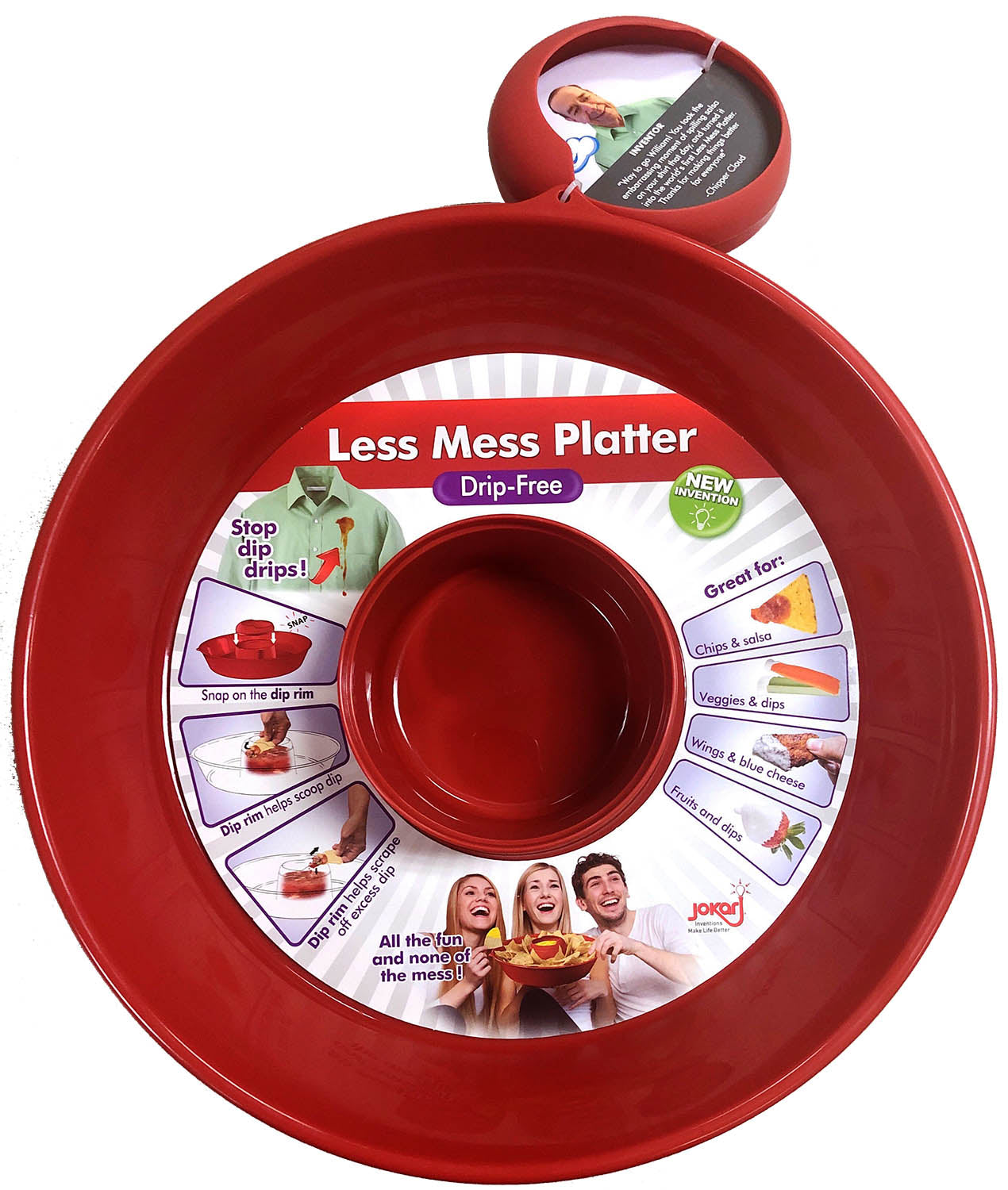 Less Mess Platter - Drip-Free
