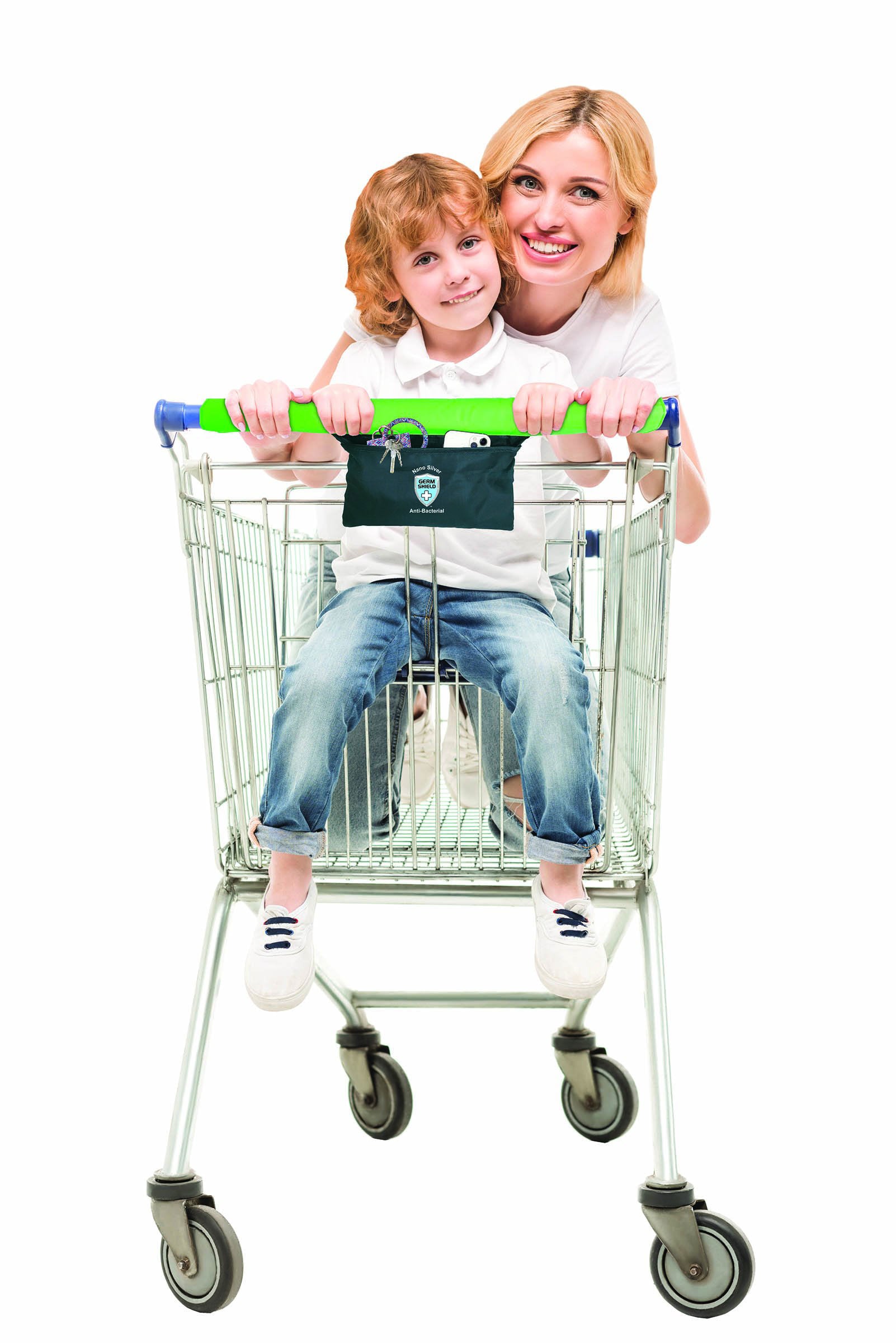 Anti-Bacterial Shopping Cart Handle Cover - Stops Growth Of Germs