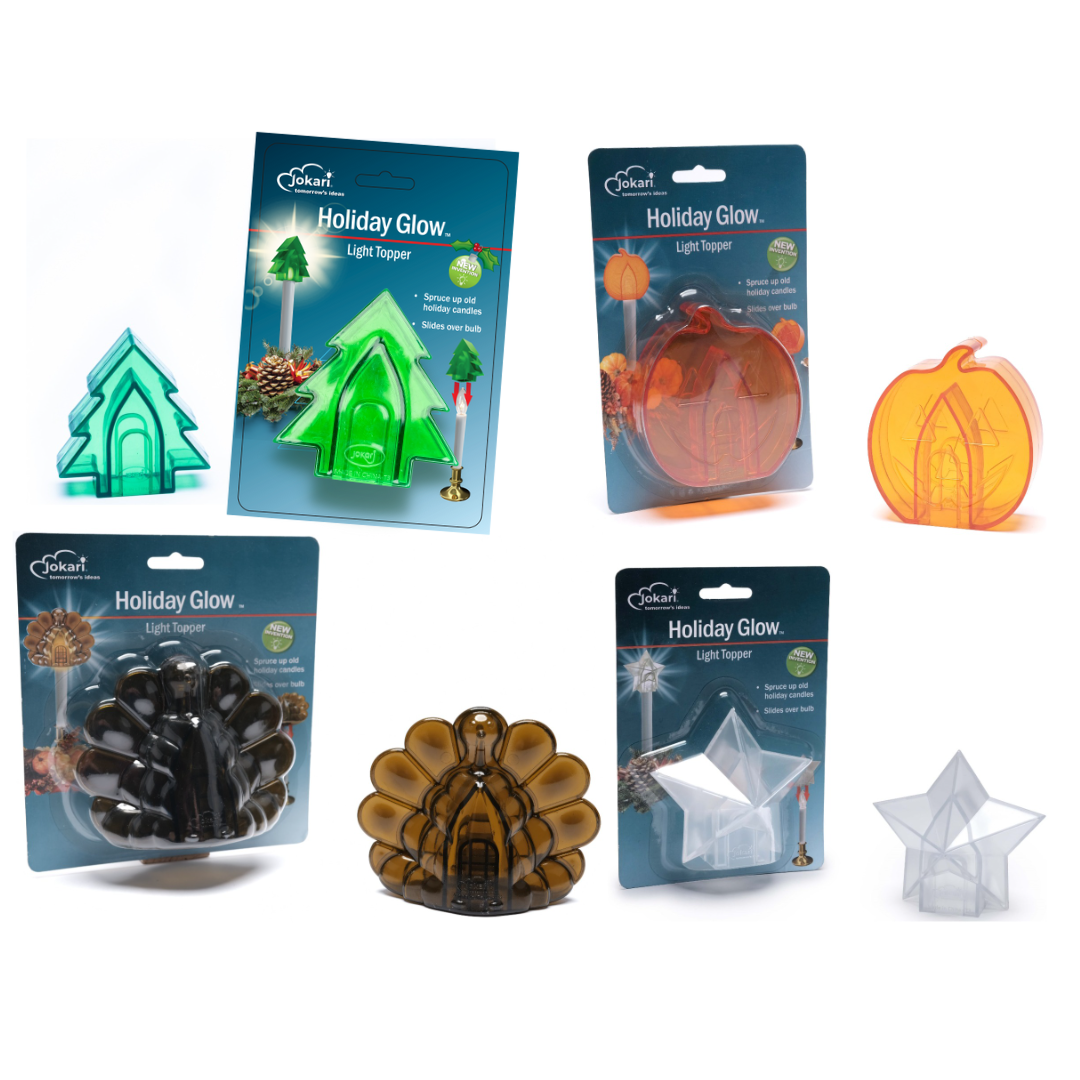 Holiday Glow™ Candle Topper Holiday Set