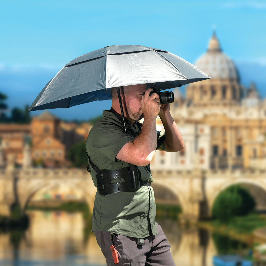 Weather Wear™ — Wearable Umbrella Holder