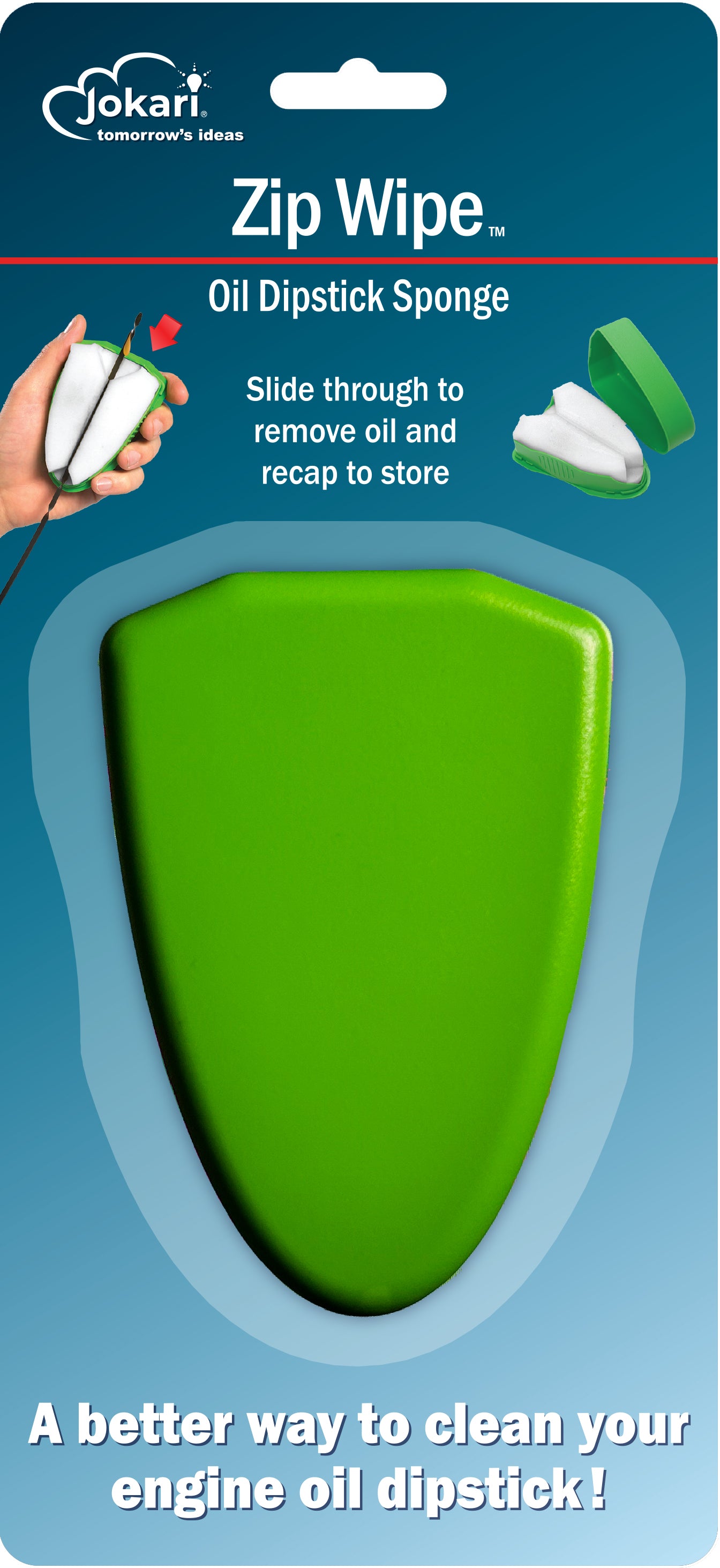 Zip Wipe™ — Oil Dipstick Sponge