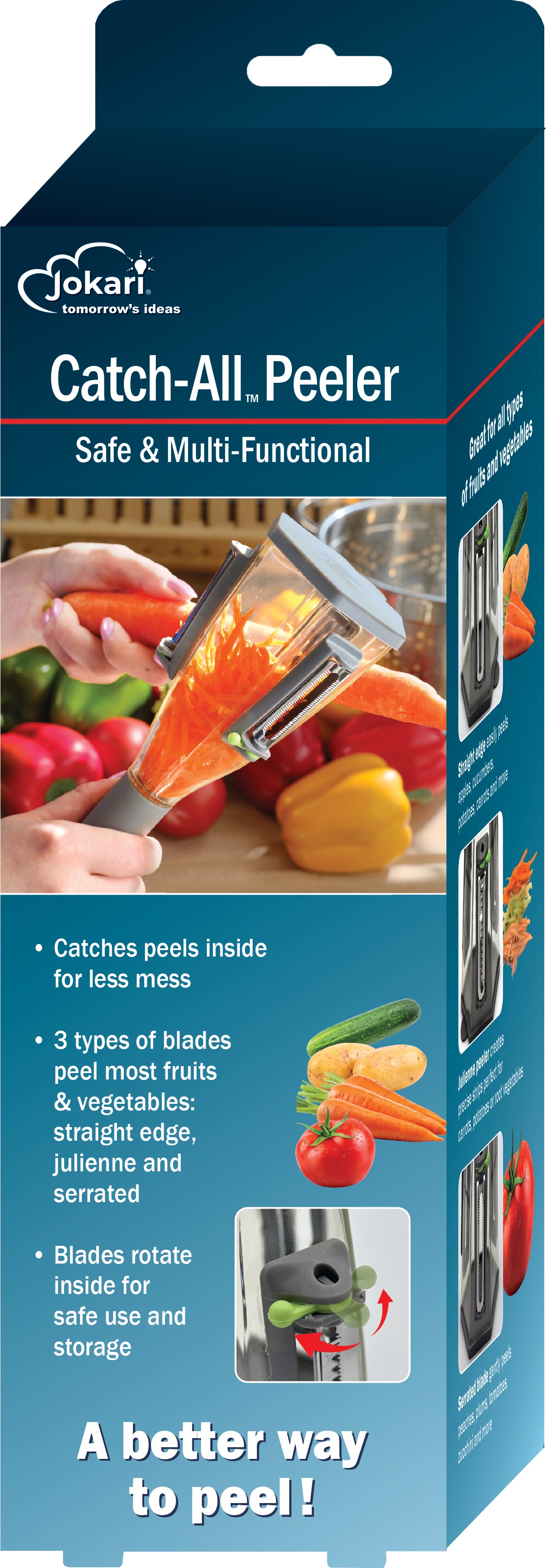 Catch-All™ Peeler - Safe & Multi-Functional