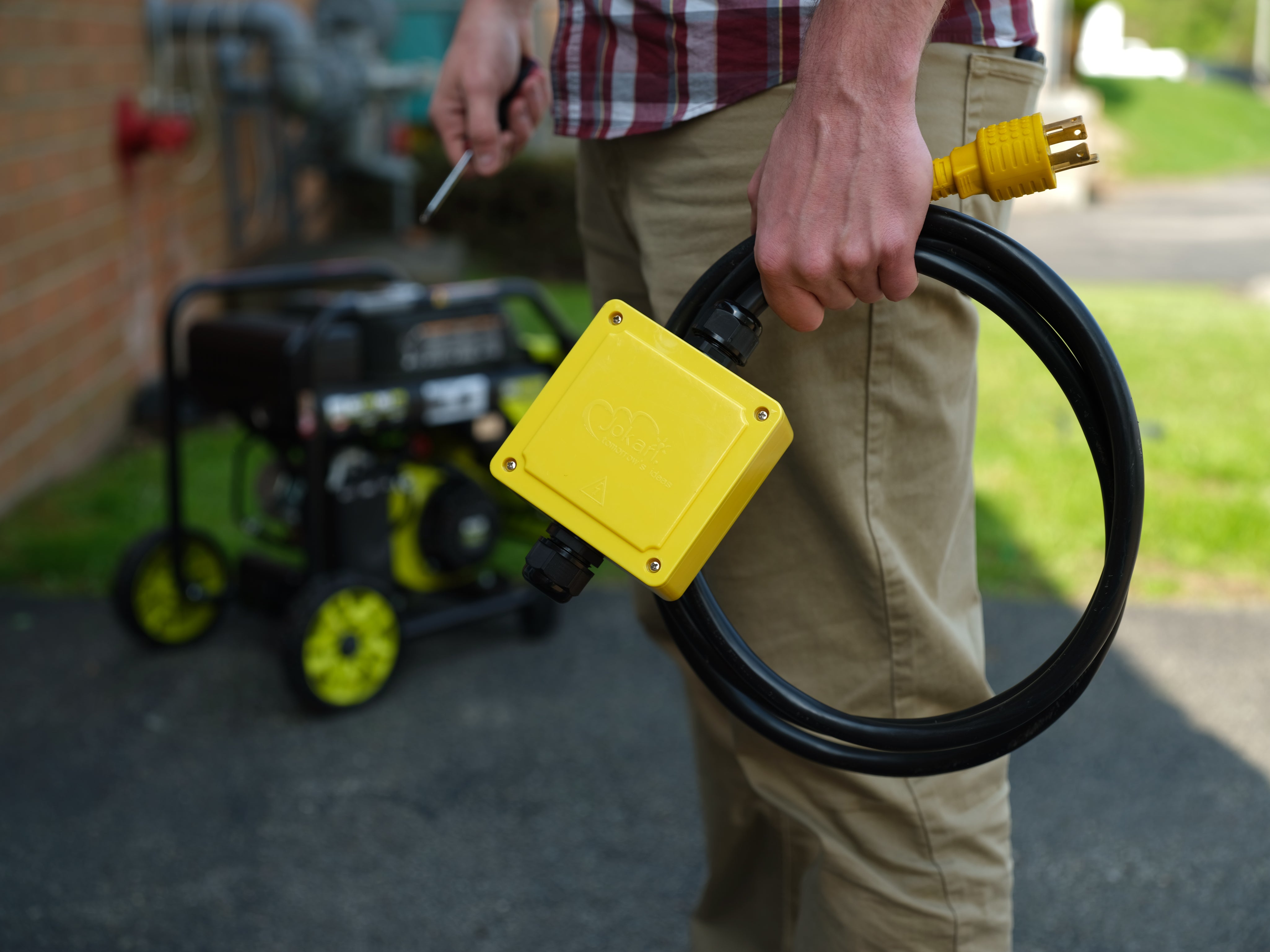 Generator Connector™ Cord — Generator Extension Cord for Hardwired Appliances