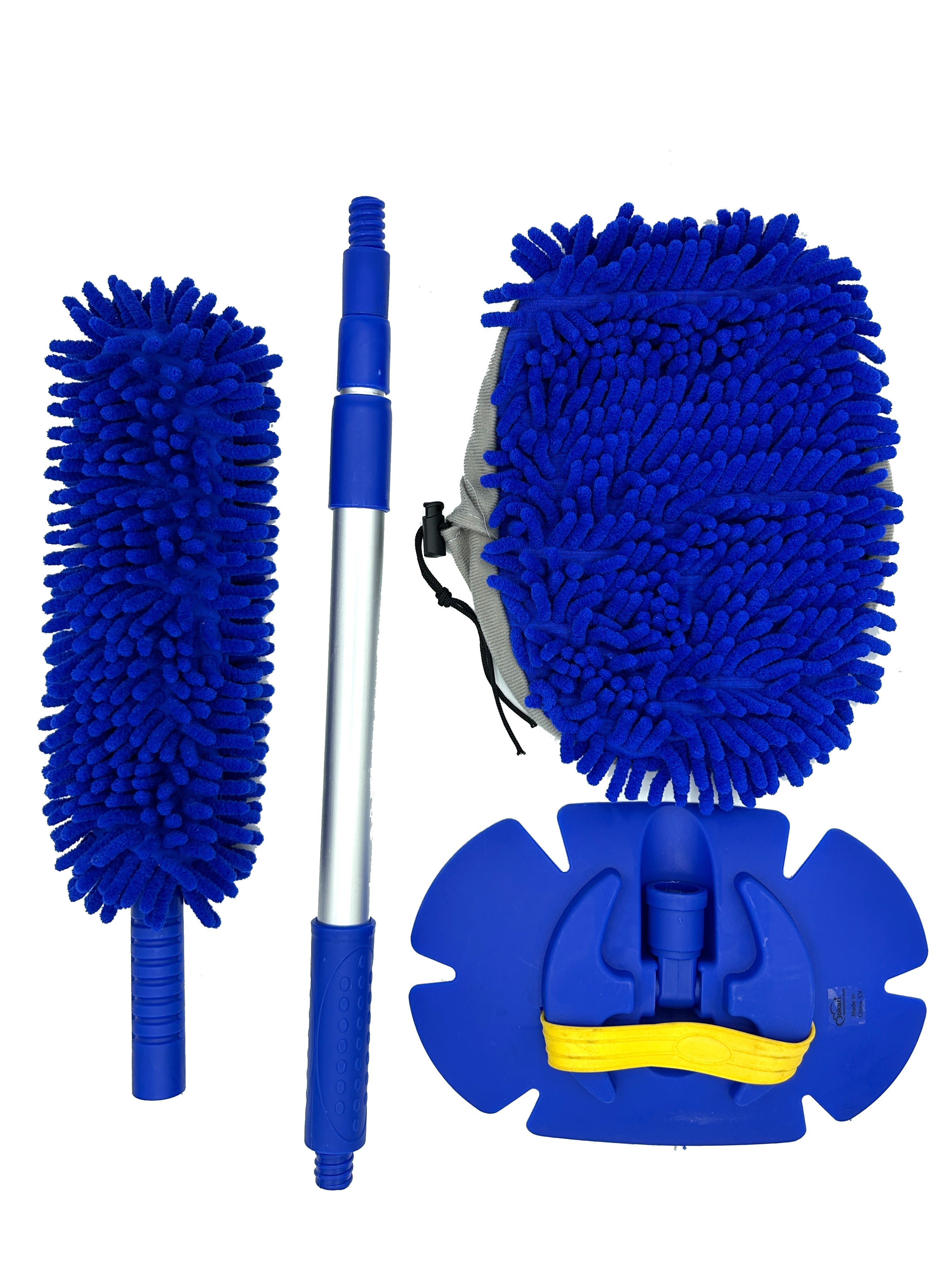 Auto Shine XL™ - 3-in-1 Microfiber Brush & Wand