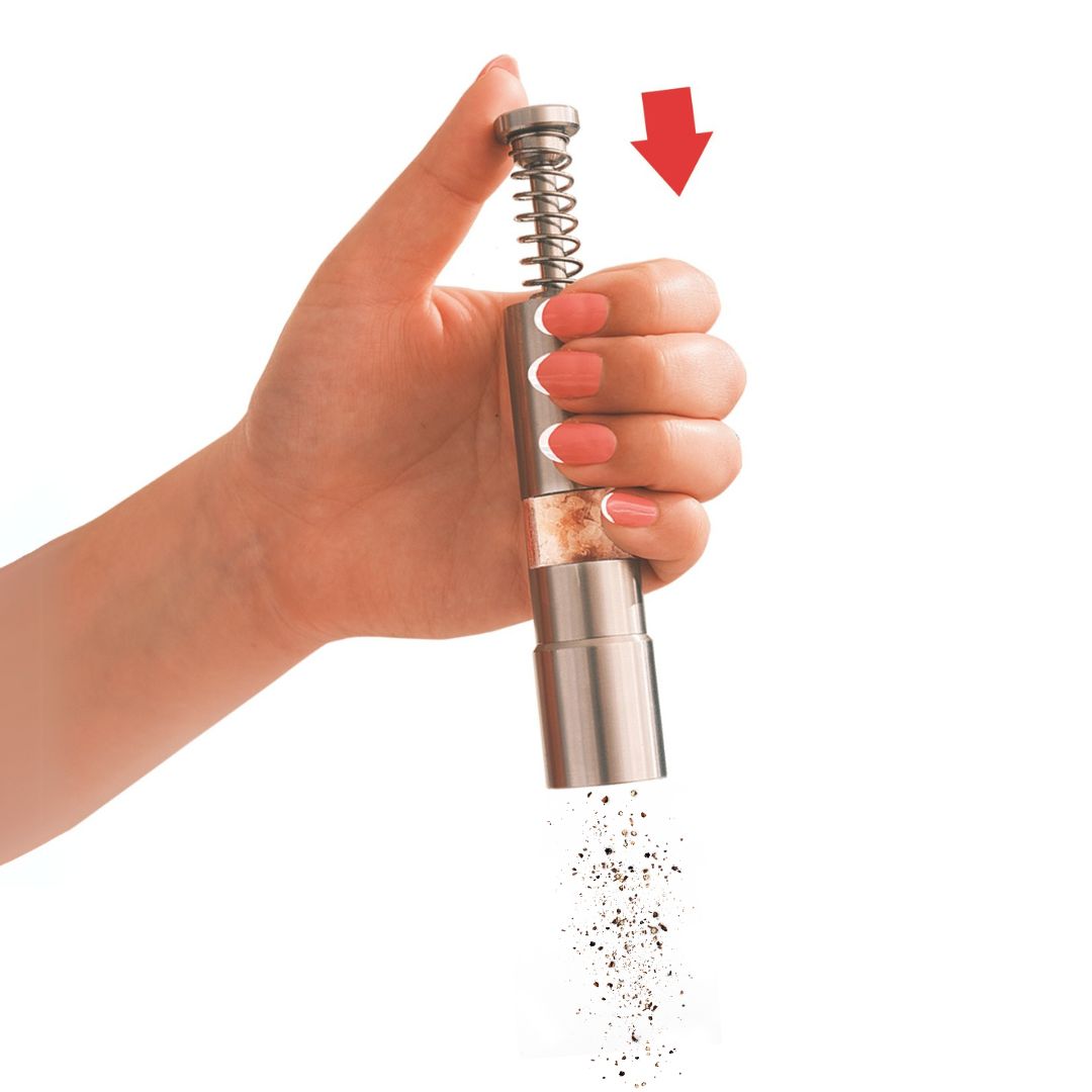Season Pro™ — Stainless Steel Grinder Set