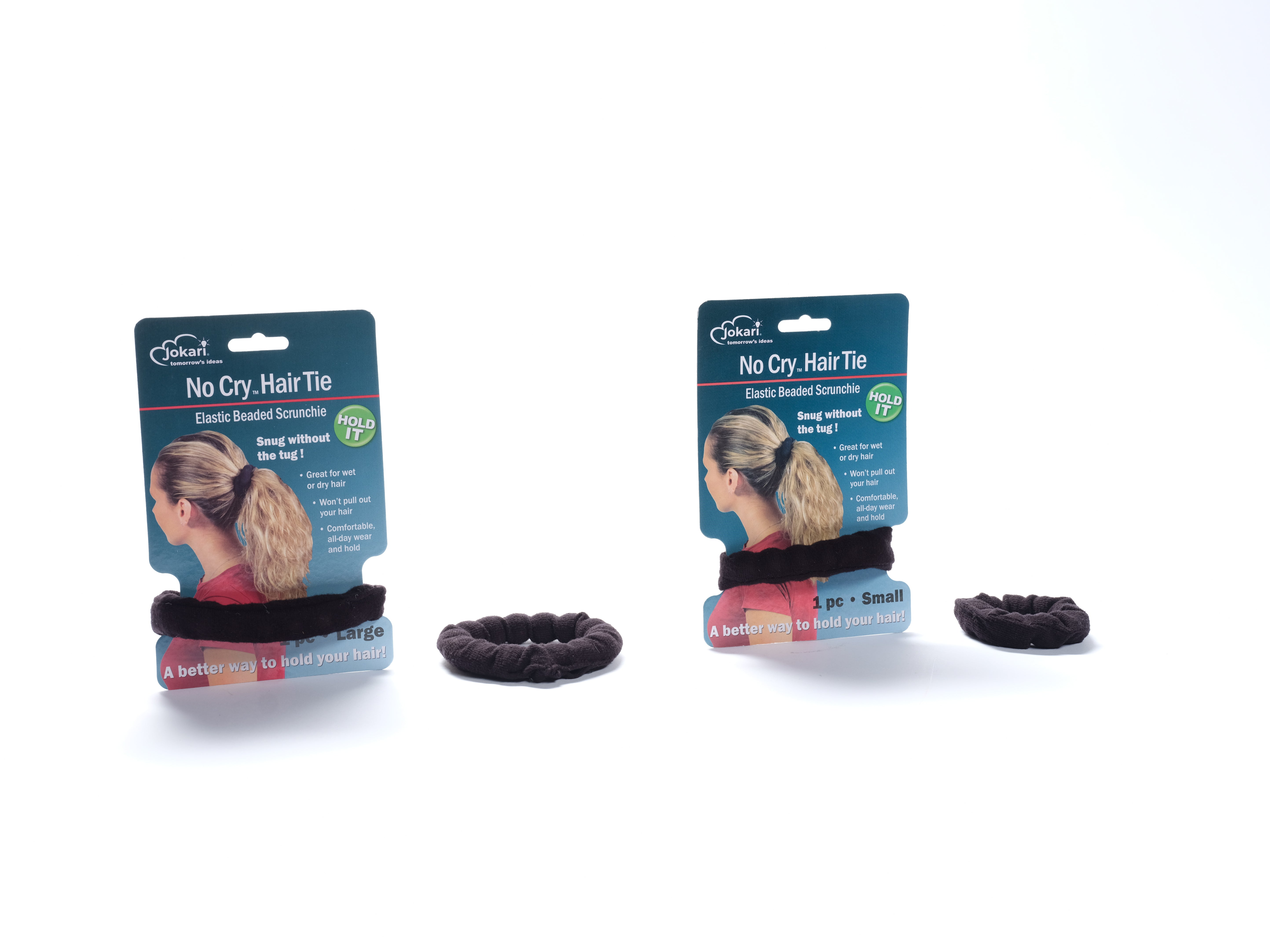 No Cry™ Hair Tie - Elastic Beaded Scrunchie