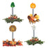 Holiday Glow Bundle Pumpkin, Turkey, Star, and Christmas Tree Candle Topper Holiday Set