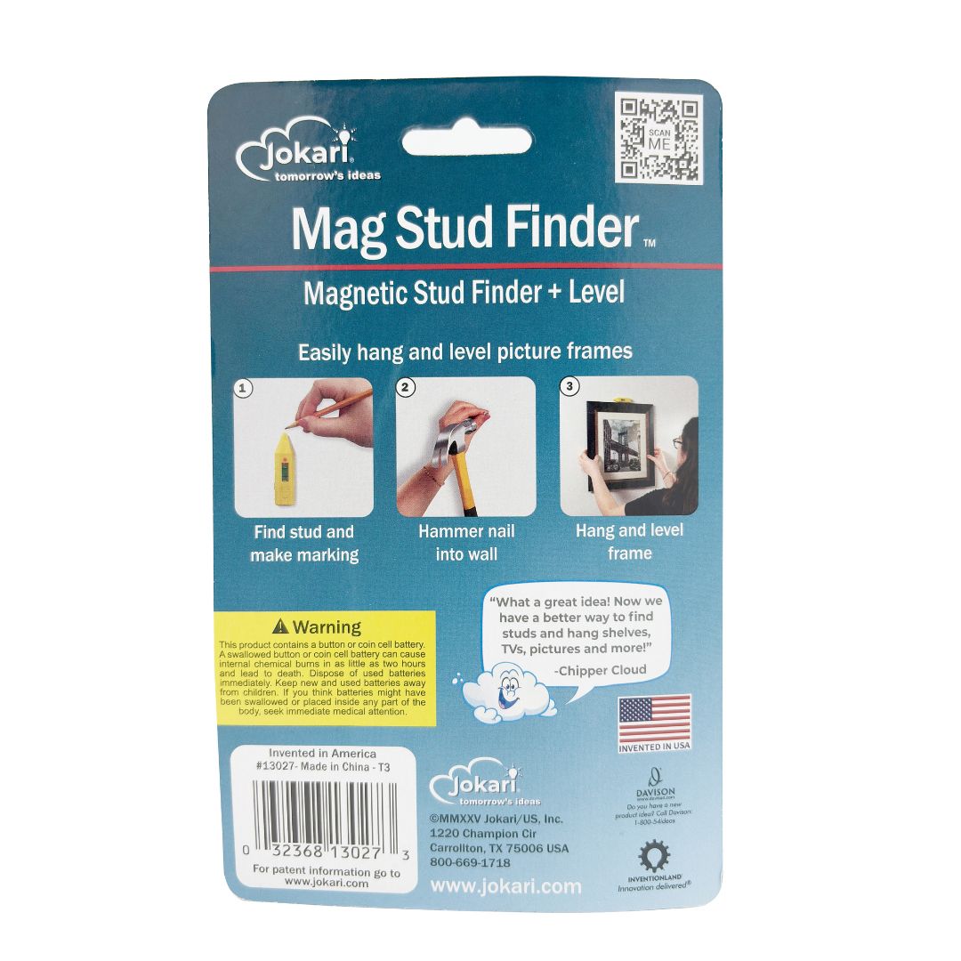 Mag Stud Finder™ - Magnetic Stud Finder + Level