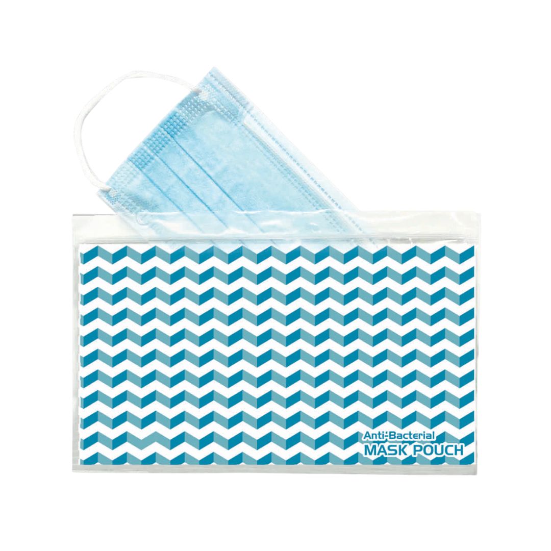 Anti-Bacterial Mask Pouch - Stops Growth Of Germs