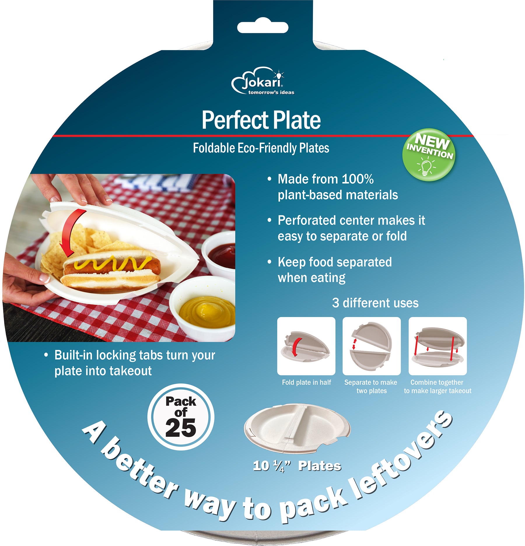 Perfect Plate - Foldable Eco-Friendly Plates