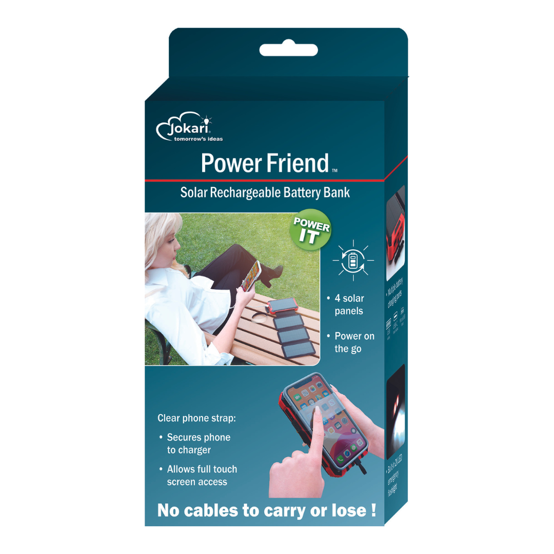 Power Friend™ - Solar Rechargeable Battery Bank
