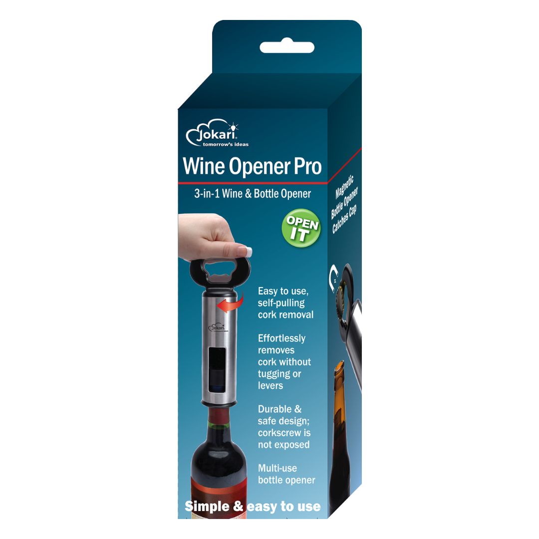 Wine Opener Pro - 3-in-1 Wine & Bottle Opener