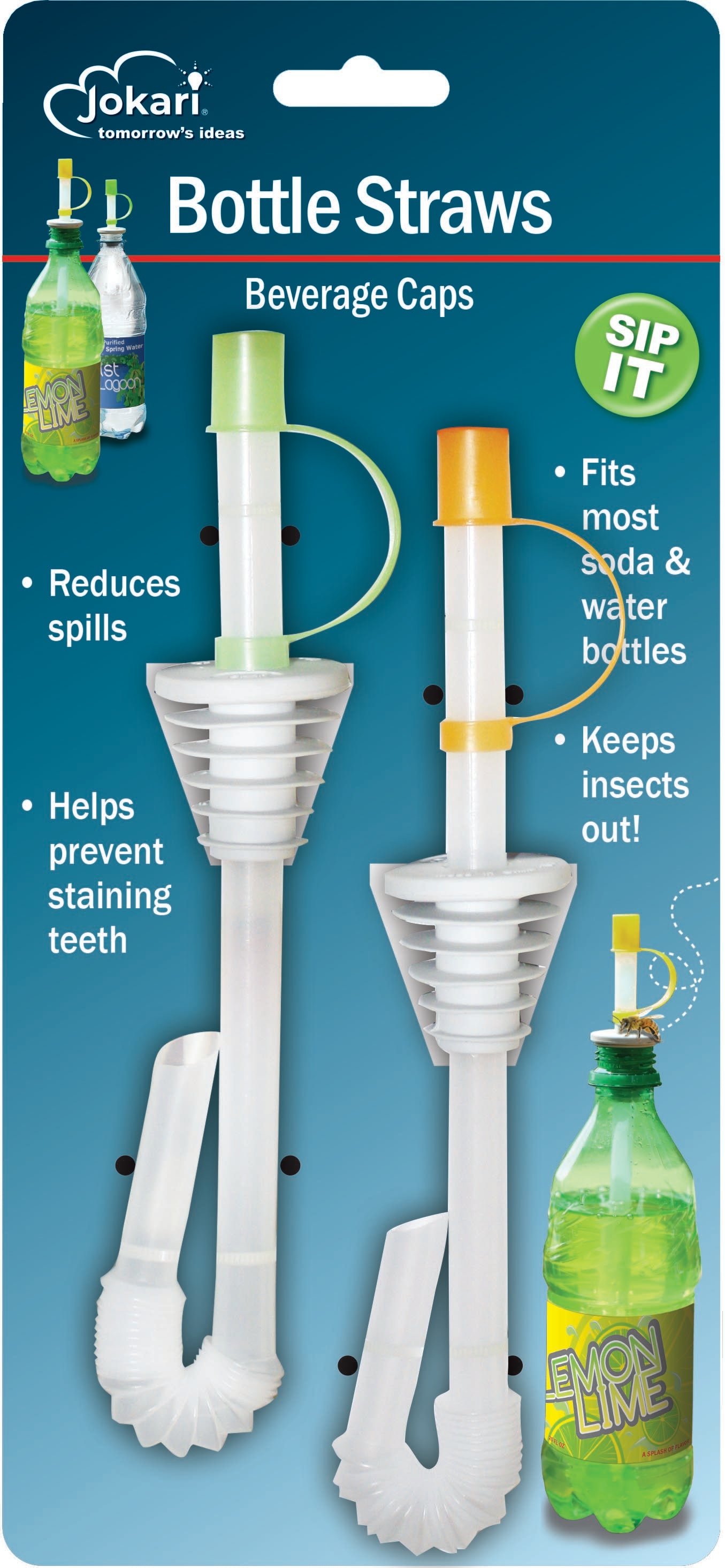 Bottle Straws - Beverage Caps