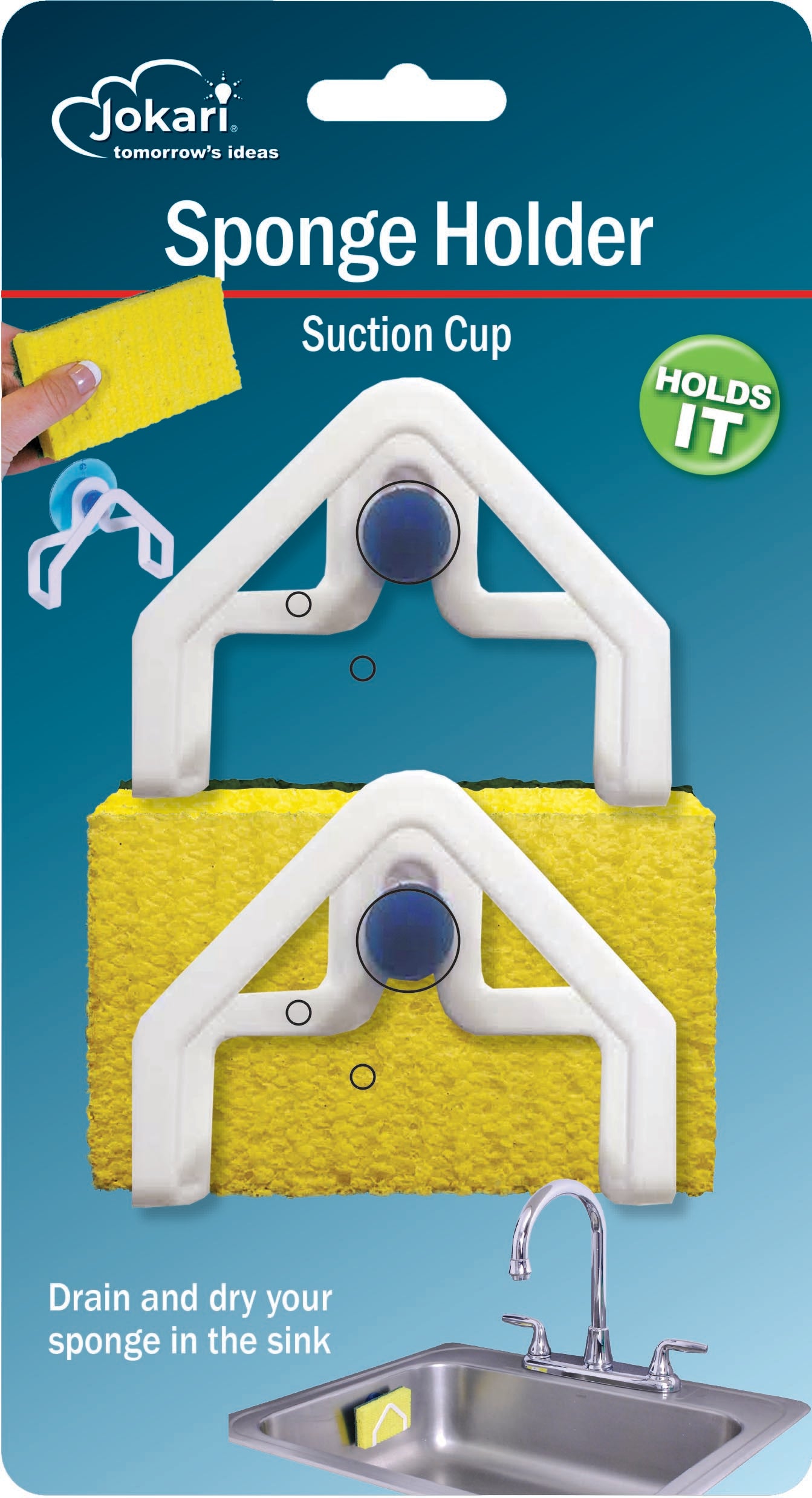 Suction Cup Sink Sponge Holder