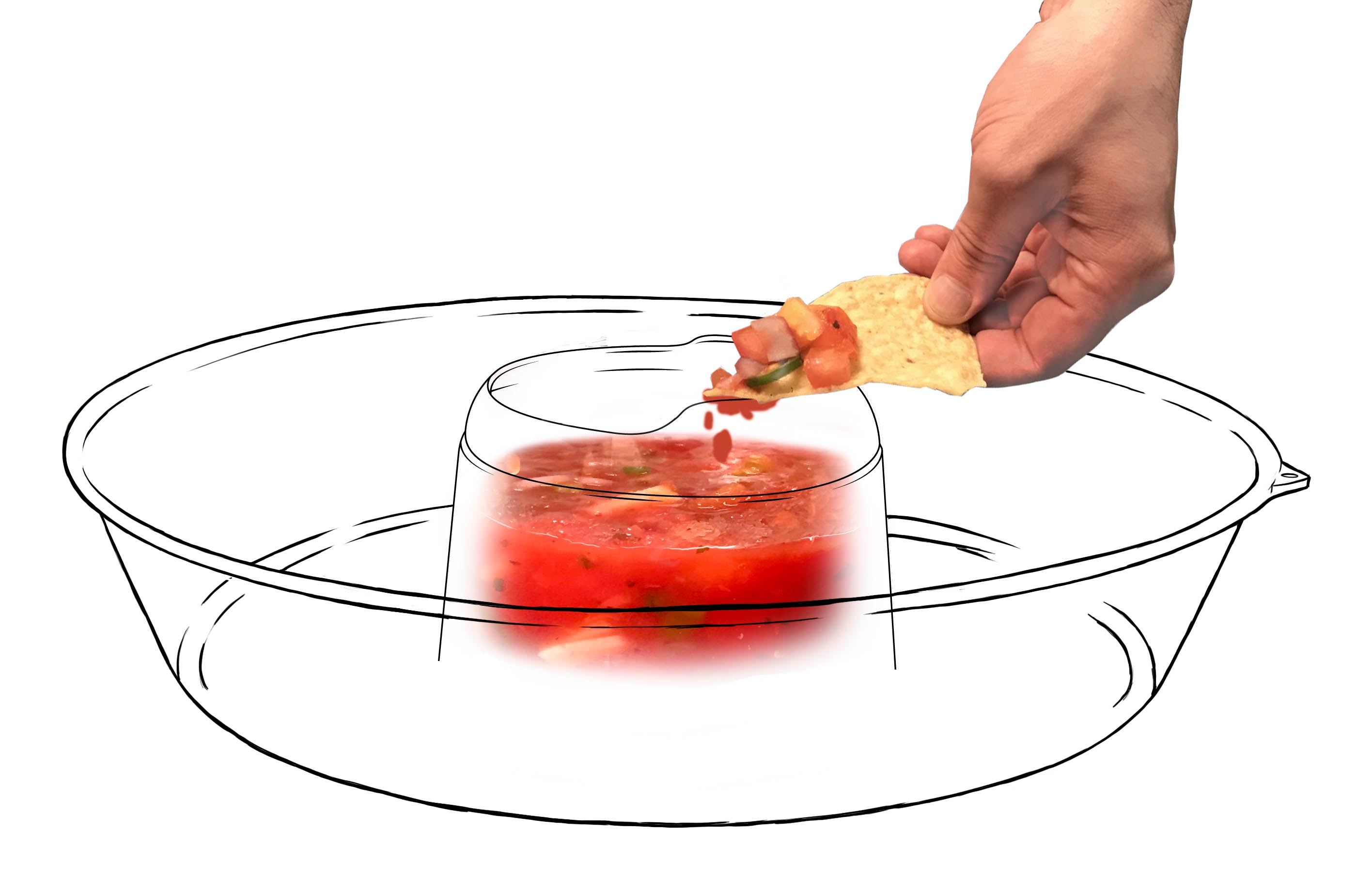 Less Mess Platter - Drip-Free