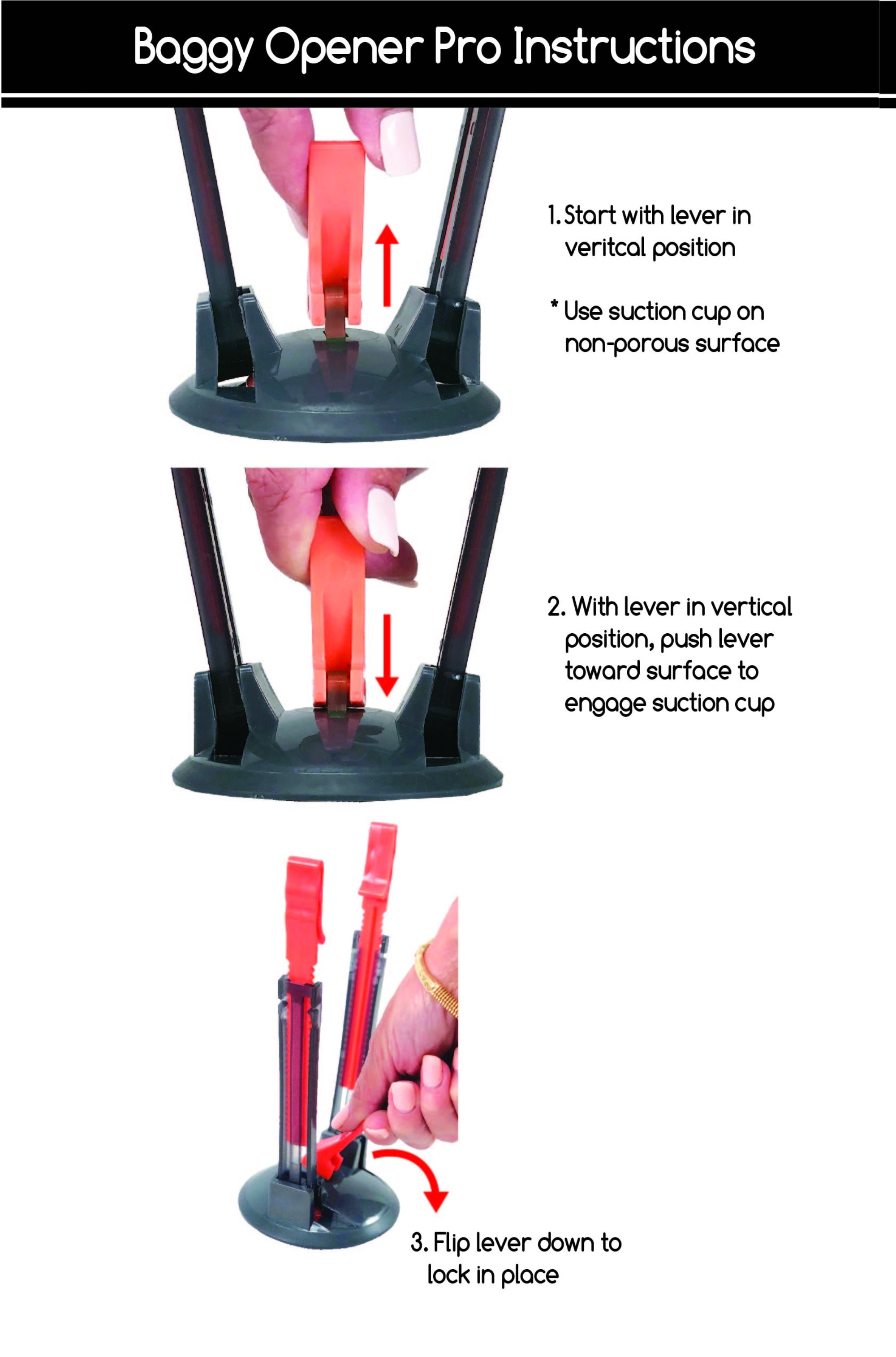 Baggy Opener Pro - Hands-Free Holder