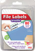 Erasable File Labels Refills