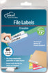 Erasable File Labels